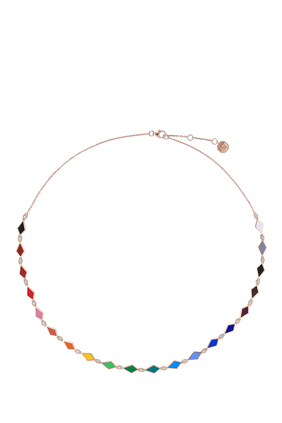Multicolored Mosaic Necklace